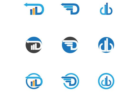 Arrow Letter D Logo Icon Design