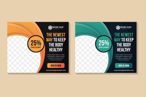Body Healthy Horizontal Banner Design