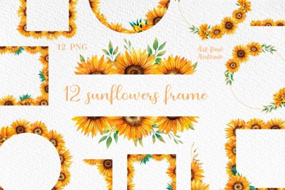 Choosing the Right Watercolor Sunflower Wreath and Frames for Your Creative Projects