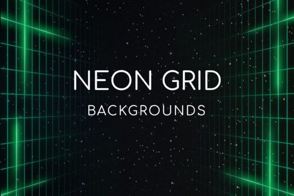Neon Grid: Elevating Digital Design with Futuristic Aesthetics and Versatile Assets