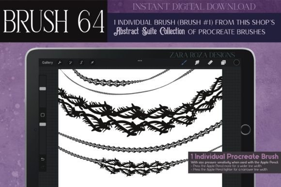 Procreate Brush 64: Abstract Suite Guide