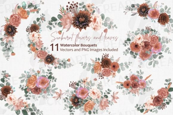 Sunburnt Flowers and Eucalyptus Bouquets: A Guide to Choosing the Right Watercolor Assets