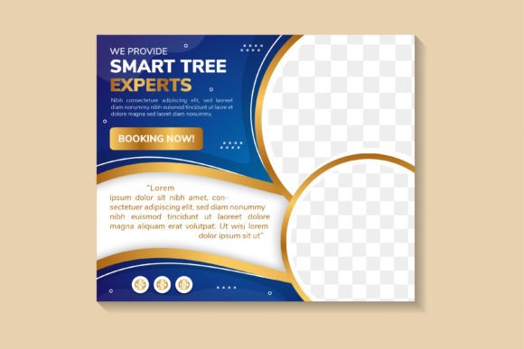 Tree Experts Horizontal Banner Design