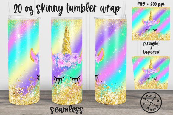 Unleashing Creativity with the Unicorn Rainbow Skinny Gold Tumbler Wrap