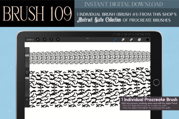 Unlocking Artistic Versatility with Procreate Brush 109 – Abstract Suite