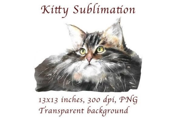 Unlocking Creative Potential with Kitty Watercolor Sublimation PNG Files
