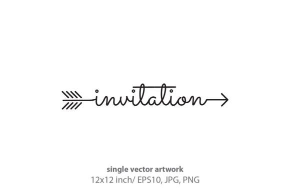 Word Invitation Arrow: Design & Uses